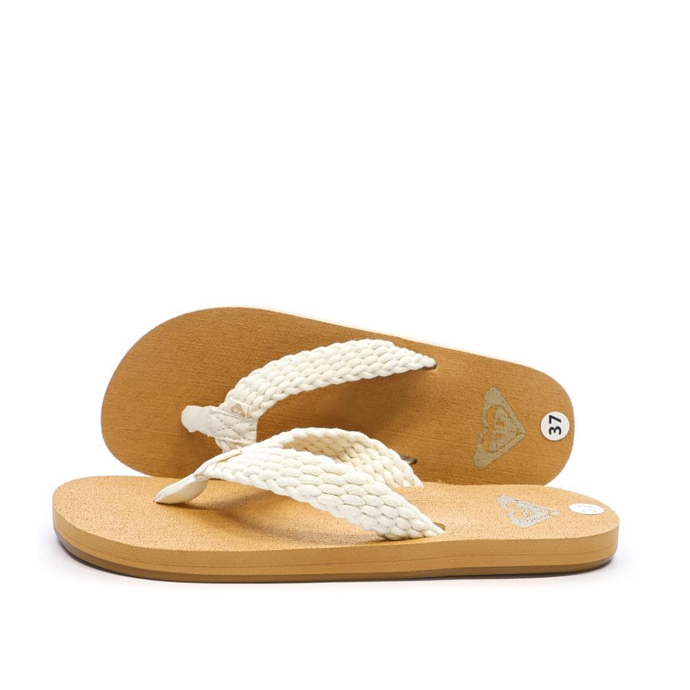Tongs Beiges Femme Roxy Porto 1