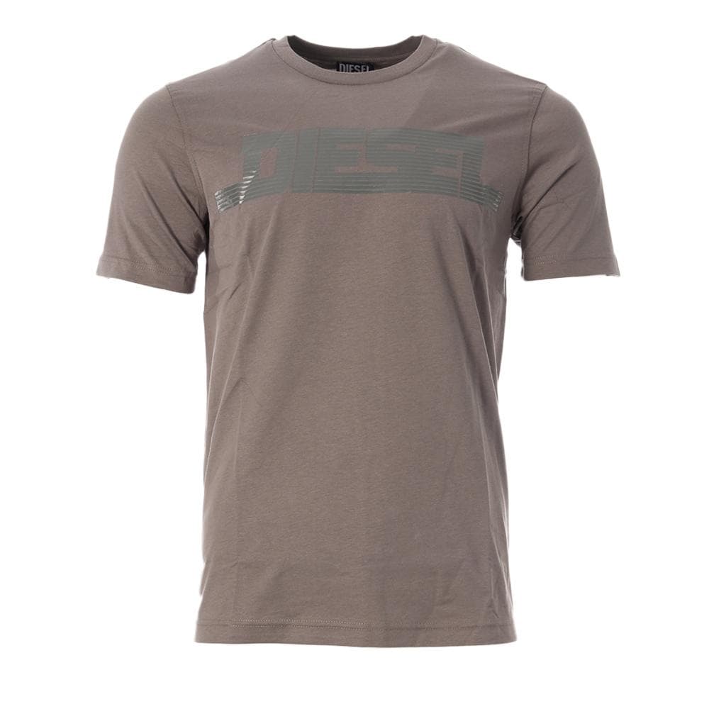 T-Shirt Gris Homme Diesel Magliettas 1