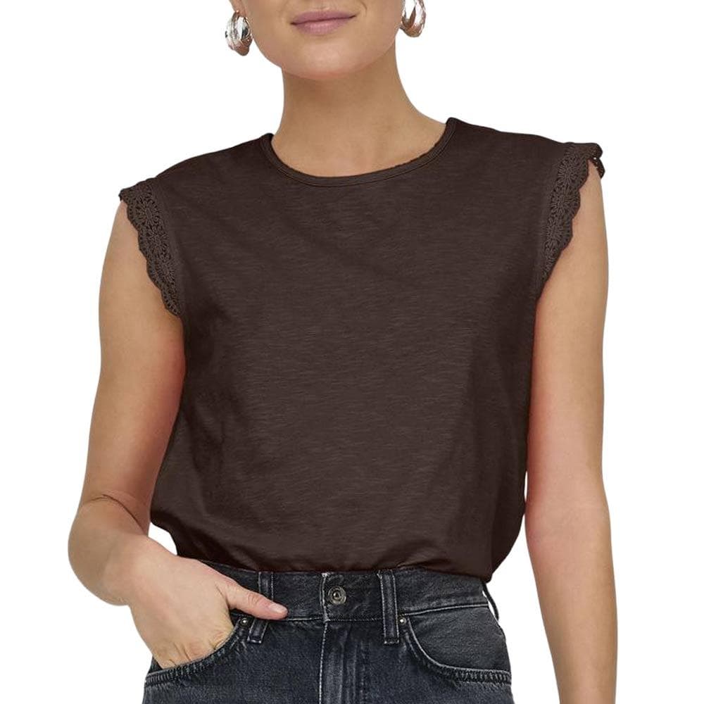 T-Shirt Marron Femme JDY Salva 1