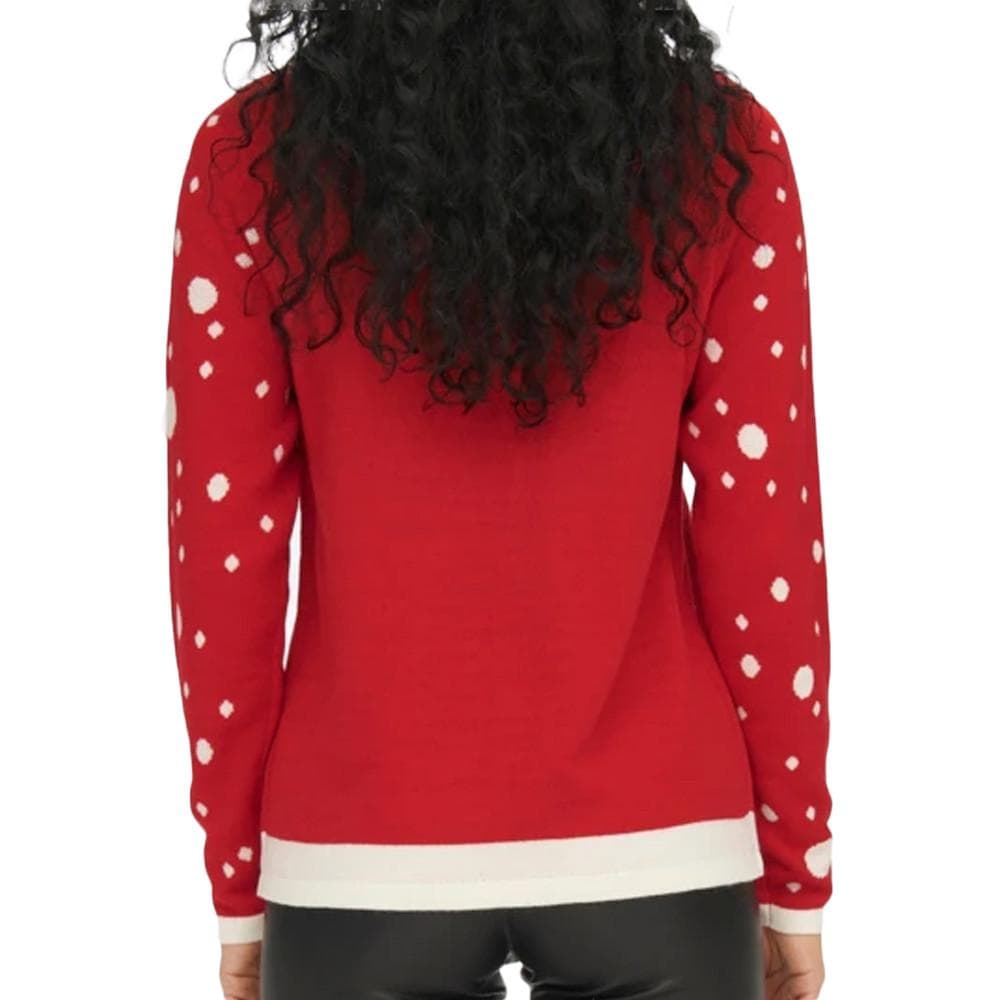 Pull de Noël Rouge Femme JDY Lucia 2