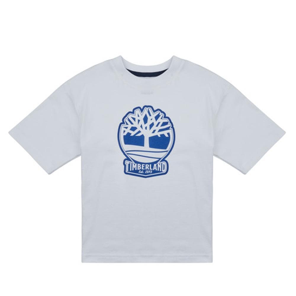 T-Shirt Bleu Clair/Marine Garçon Timberland T60422 1