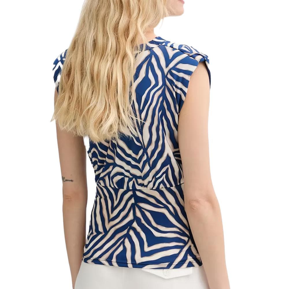 Débardeur Marine/Beige Femme Morgan DROBI 2