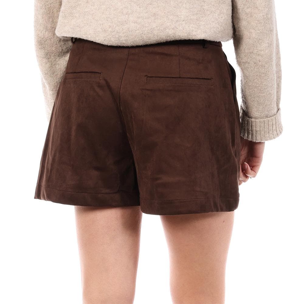 Short en Suédine Marron Oraije Dune 2