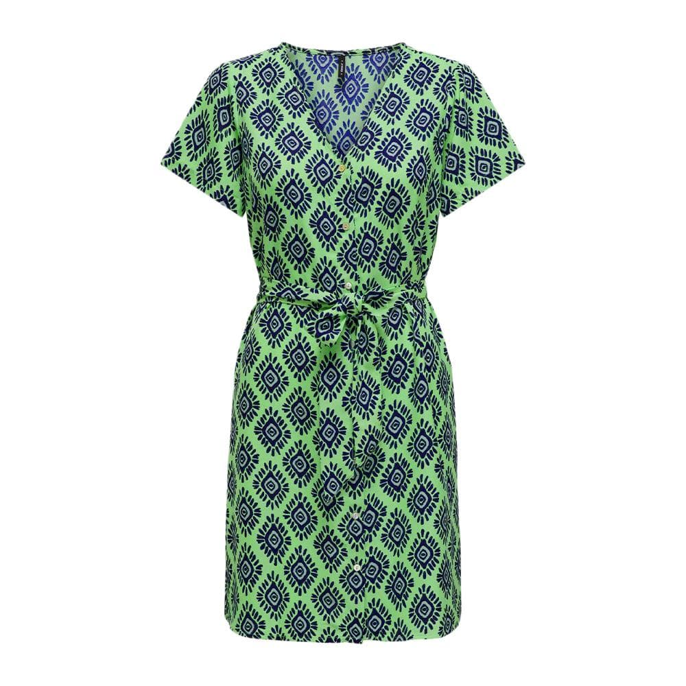 Robe Noir/Vert Femme Only Leah 1