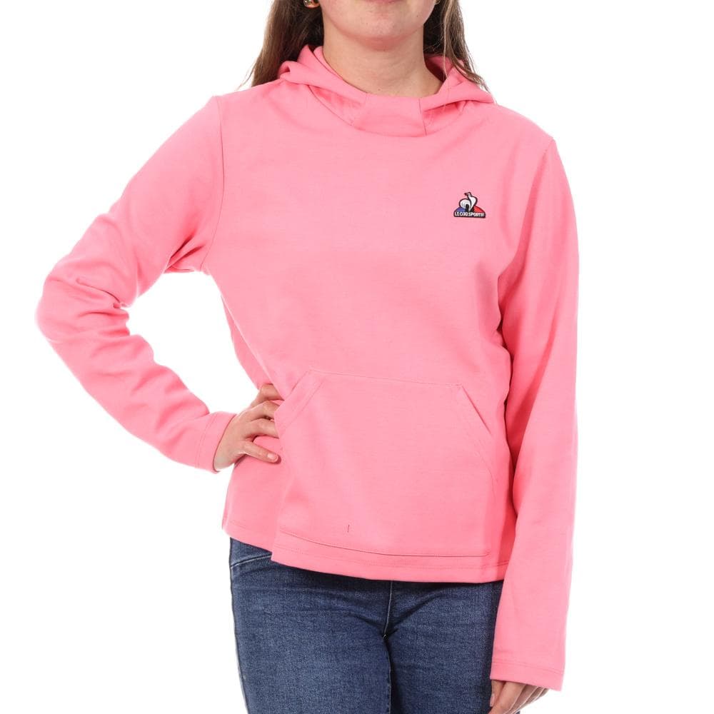 Sweat à Capuche Rose Femme Le Coq Sportif Hoody N°9 1