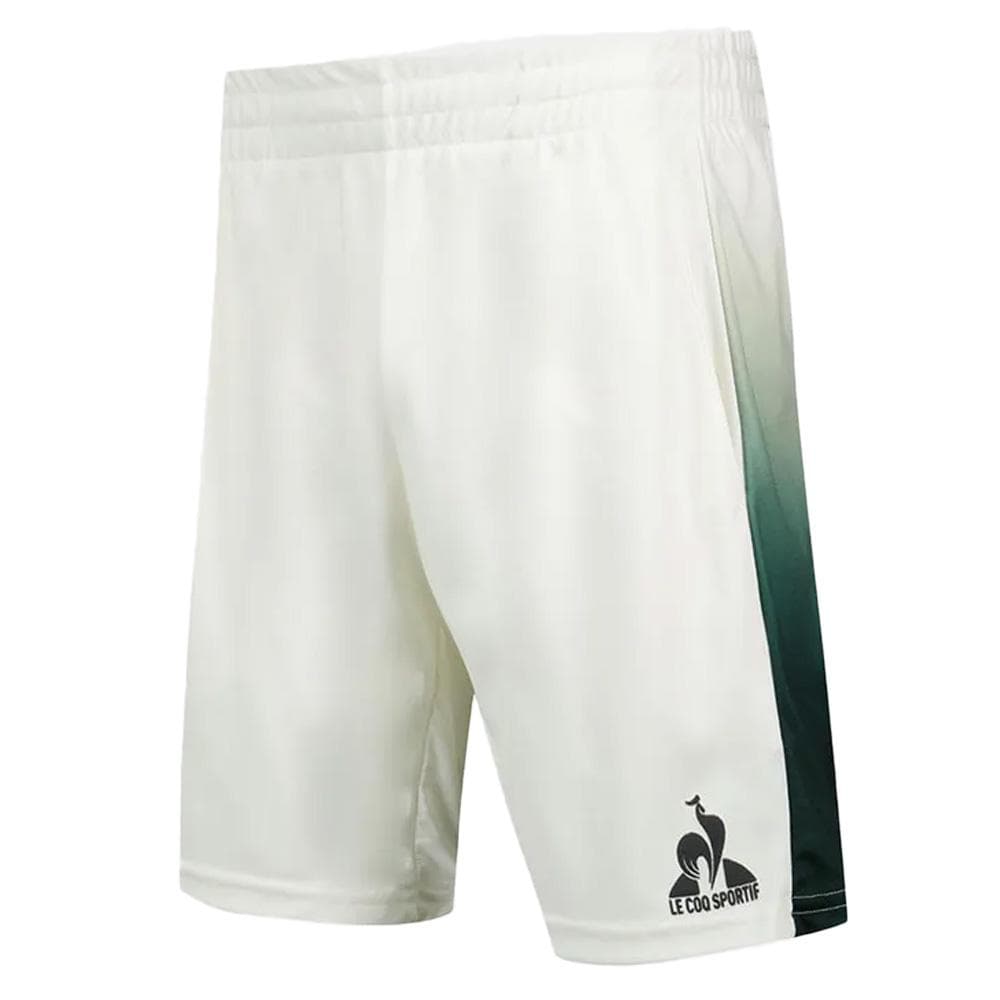 Short de Sport Ecru/Vert Homme Le Coq Sportif Tennis Pro Short 24 1