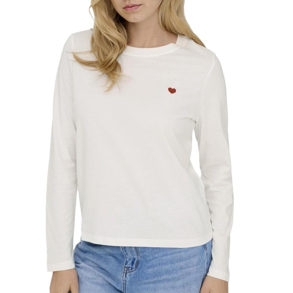 T-Shirt Blanc Femme JDY Pisas 1