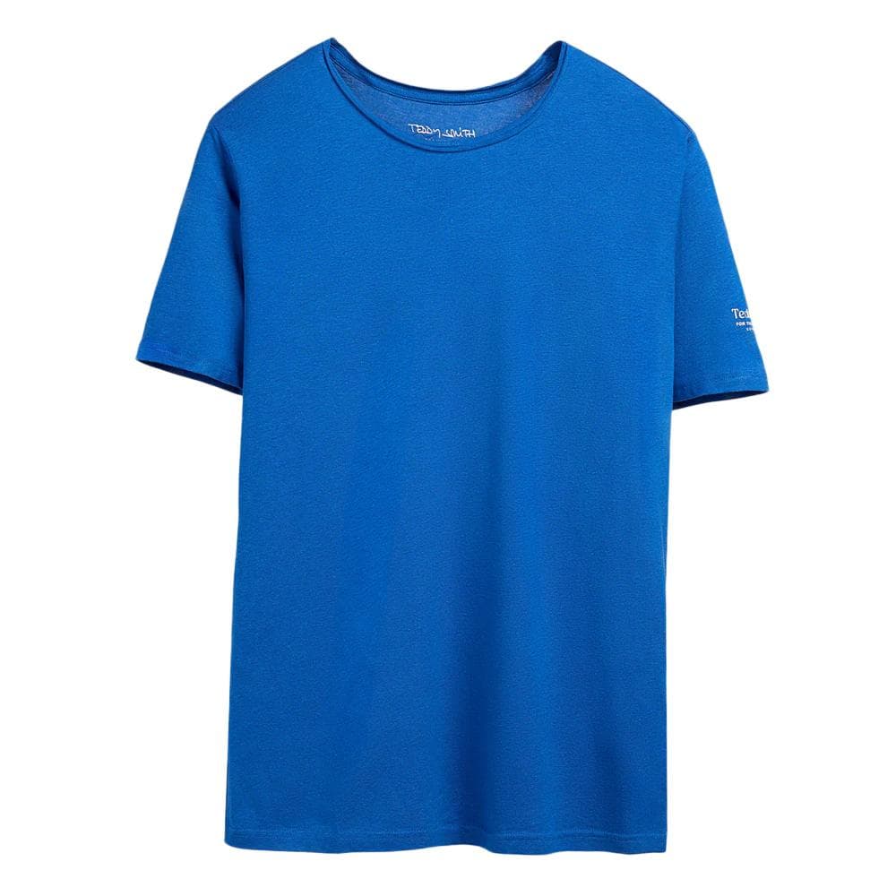 T-shirt Bleu Homme Teddy Smith T-geo 1