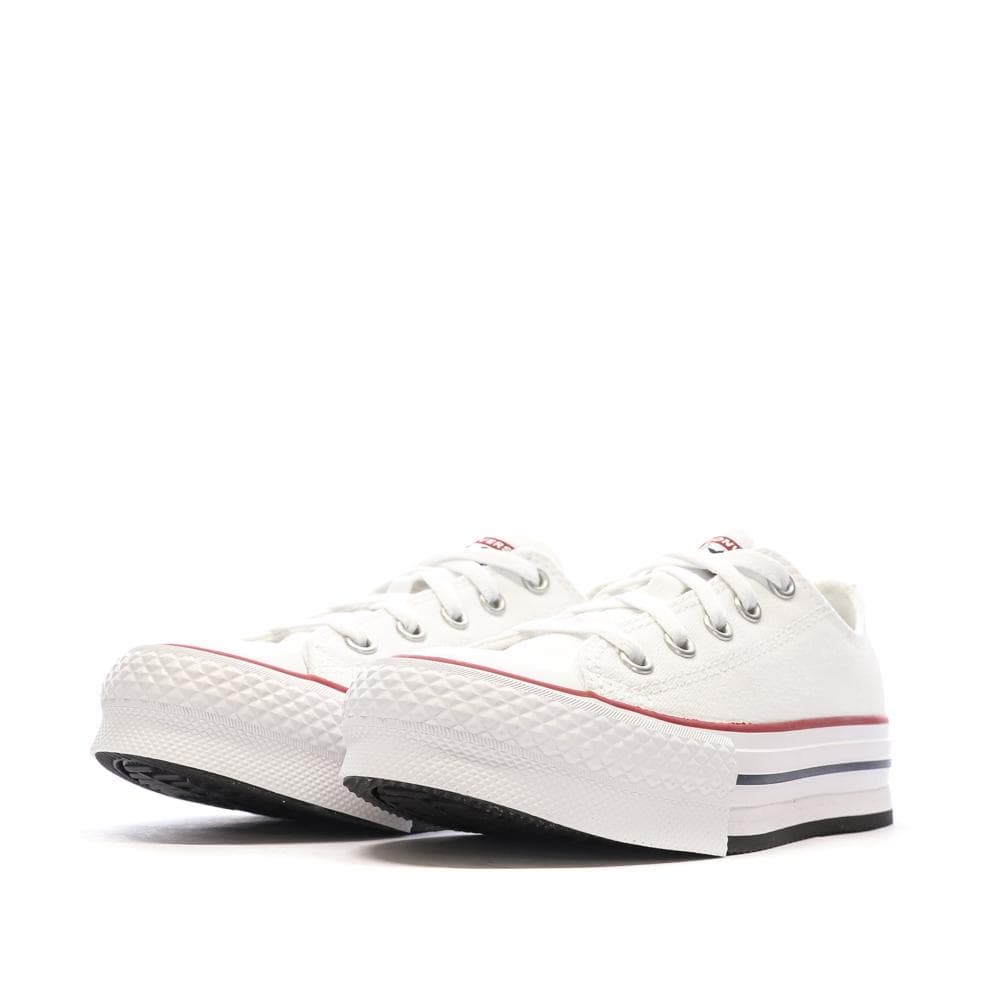 Baskets Blanches Fille Converse All Star Eva 6