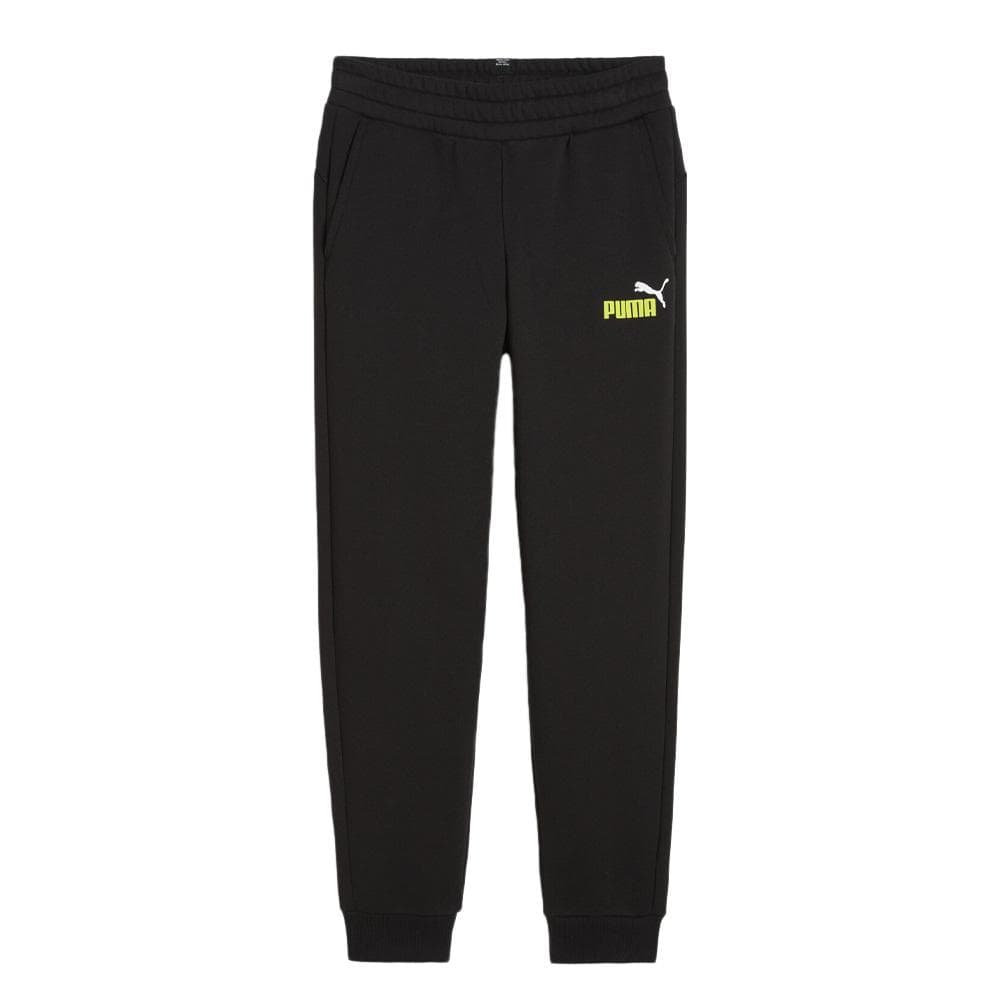 Jogging Noir/Vert Garçon Puma Essential5 1