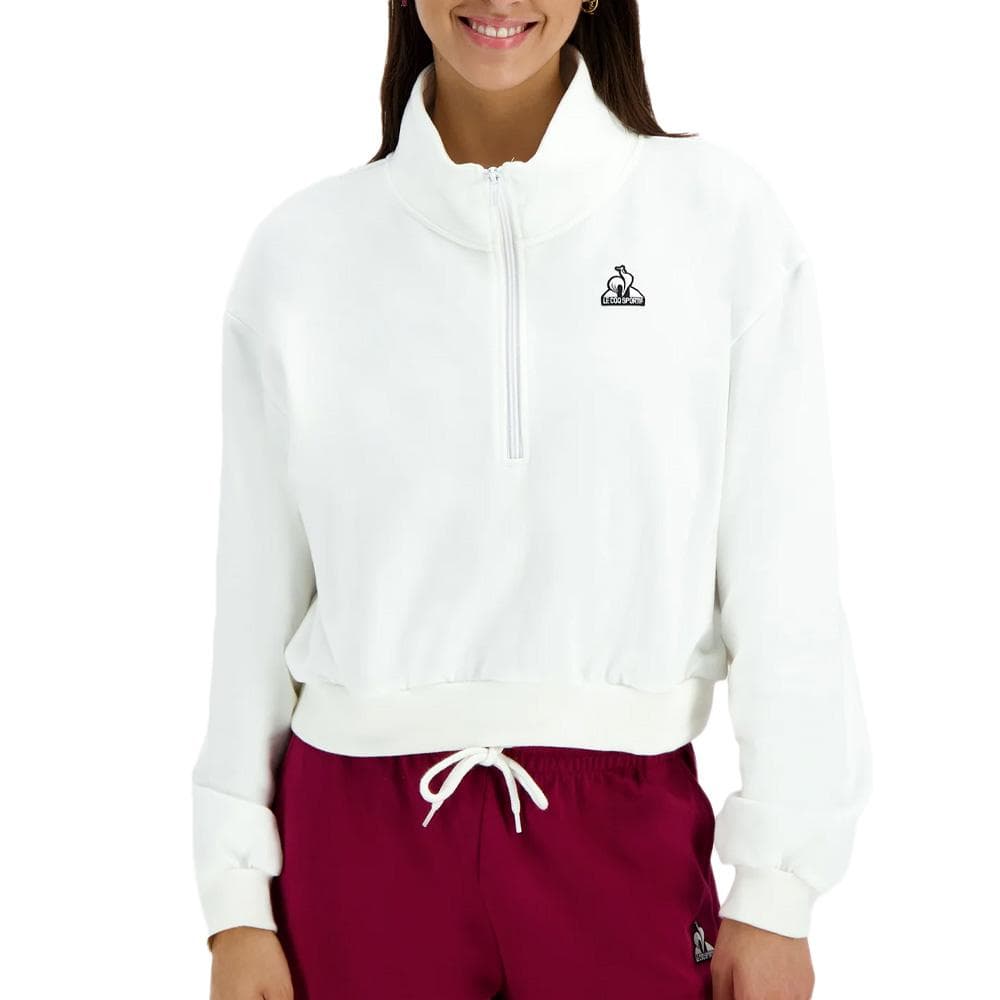 Sweat Blanc Femme Le Coq Sportif Heritage 1