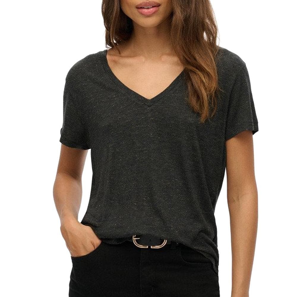 T-Shirt Gris Foncé Femme Superdry Studioss 1