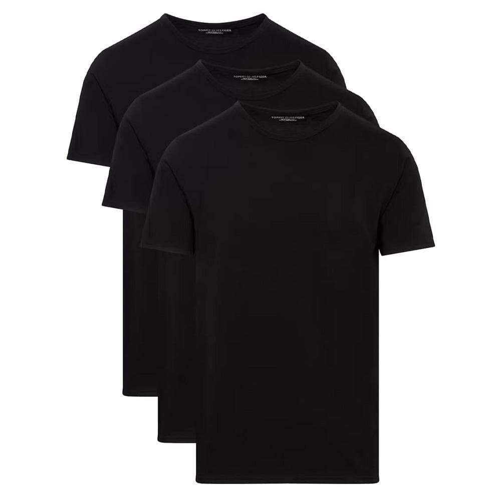 x3 T-Shirts Noir Homme Tommy Hilfiger Stretche 1