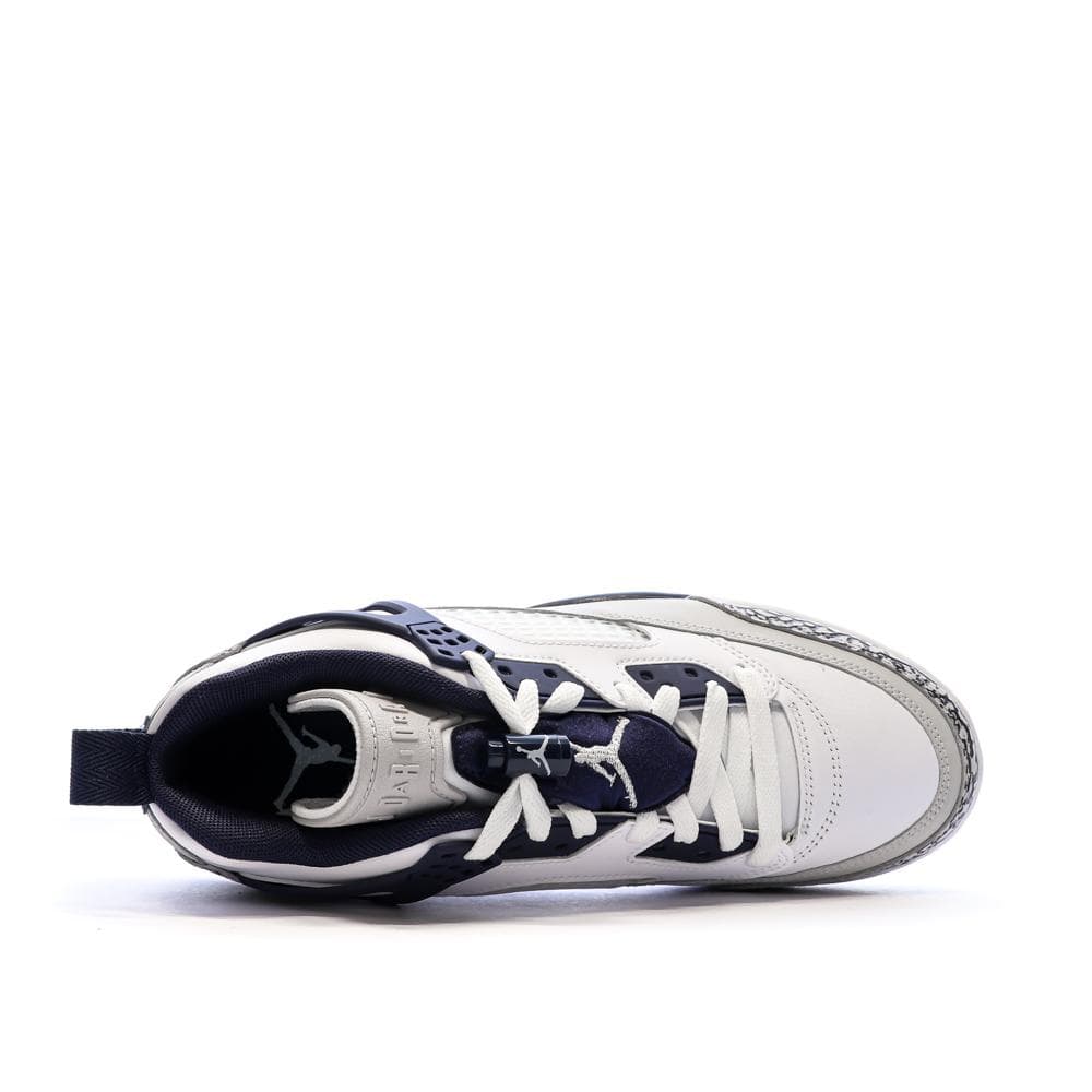 Baskets Blanc/Marine Homme Nike Jordan Spizike Low 4