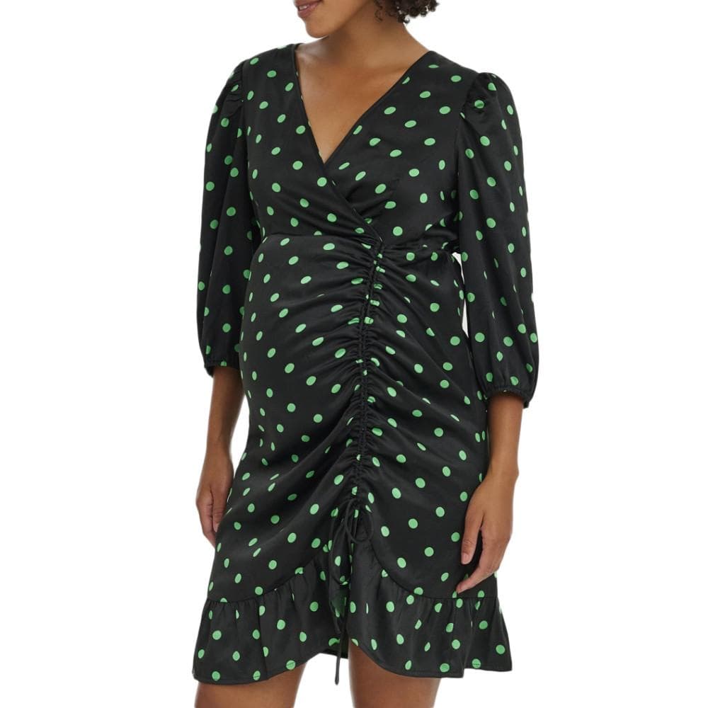 Robe Noir/Vert Femme Vero Moda Marternity Messi 1