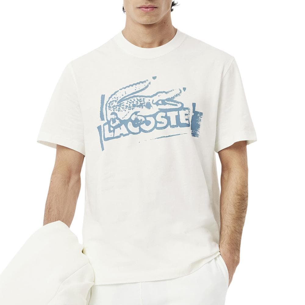 T-shirt Ecru Homme Lacoste TH0284 1