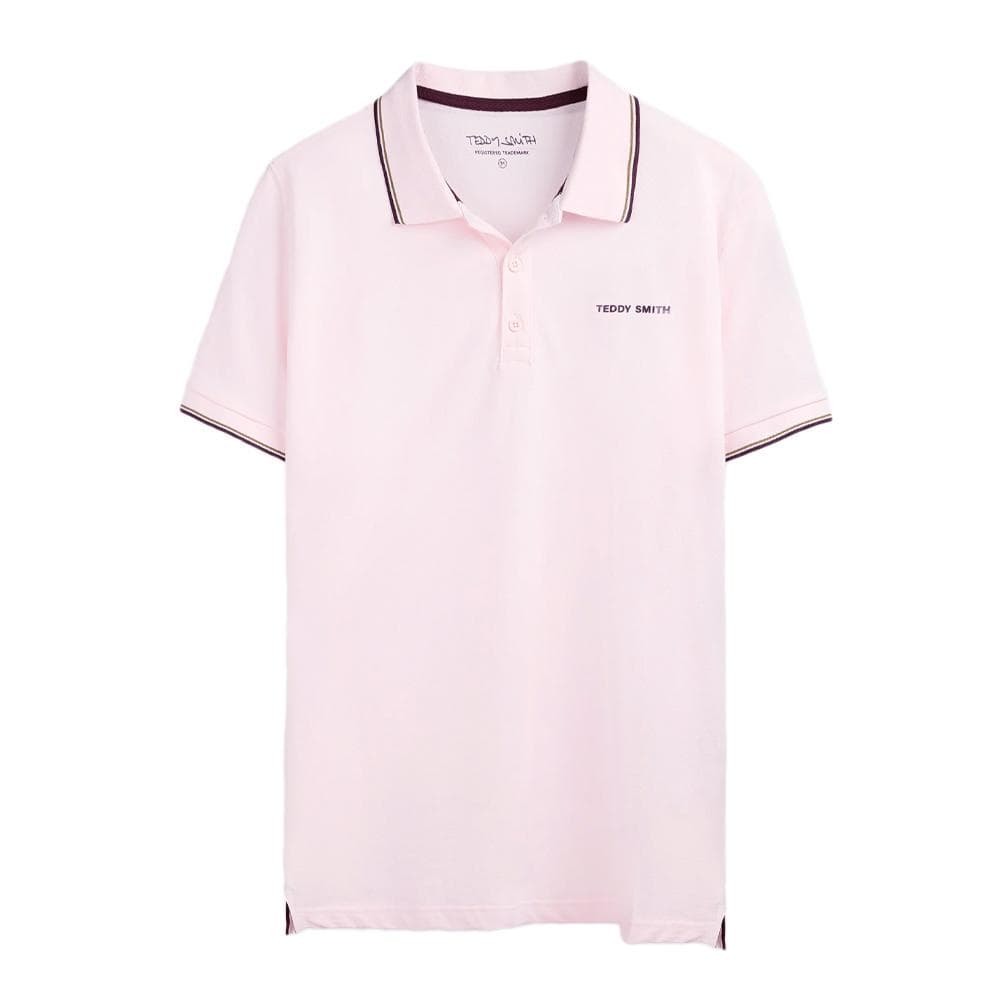 Polo Rose Homme Teddy Smith Pasian 2 1