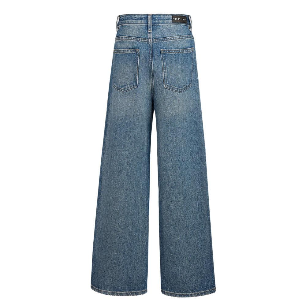 Jean Large Bleu Fille Teddy Smith Electra 2