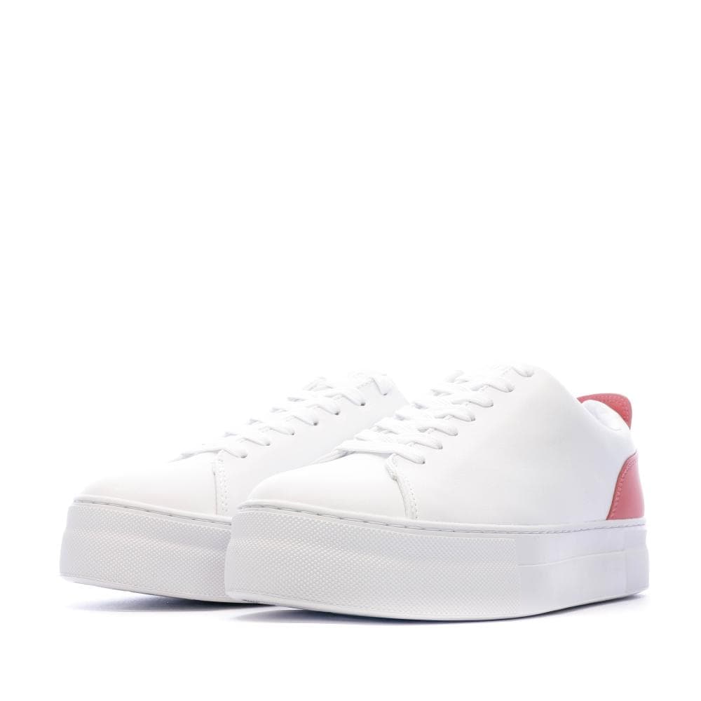 Baskets Blanc/Rose Femme Guess Giaa5 6