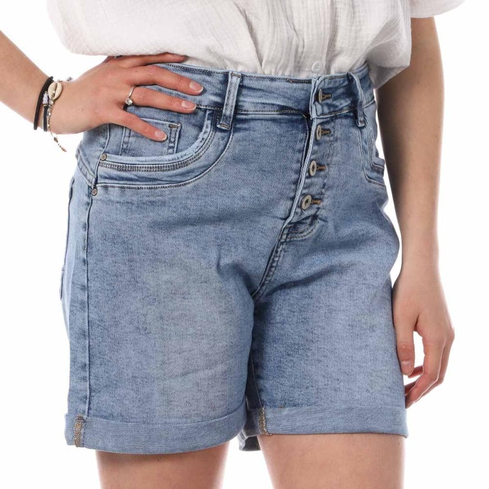 Short Bleu Femme Monday Premium Long Please 1