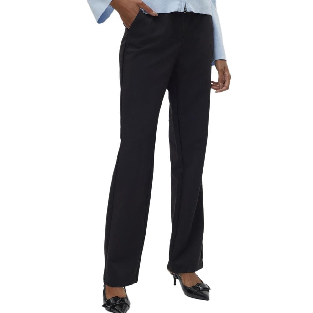 Pantalon Noir Femme Vero Moda Clair 1