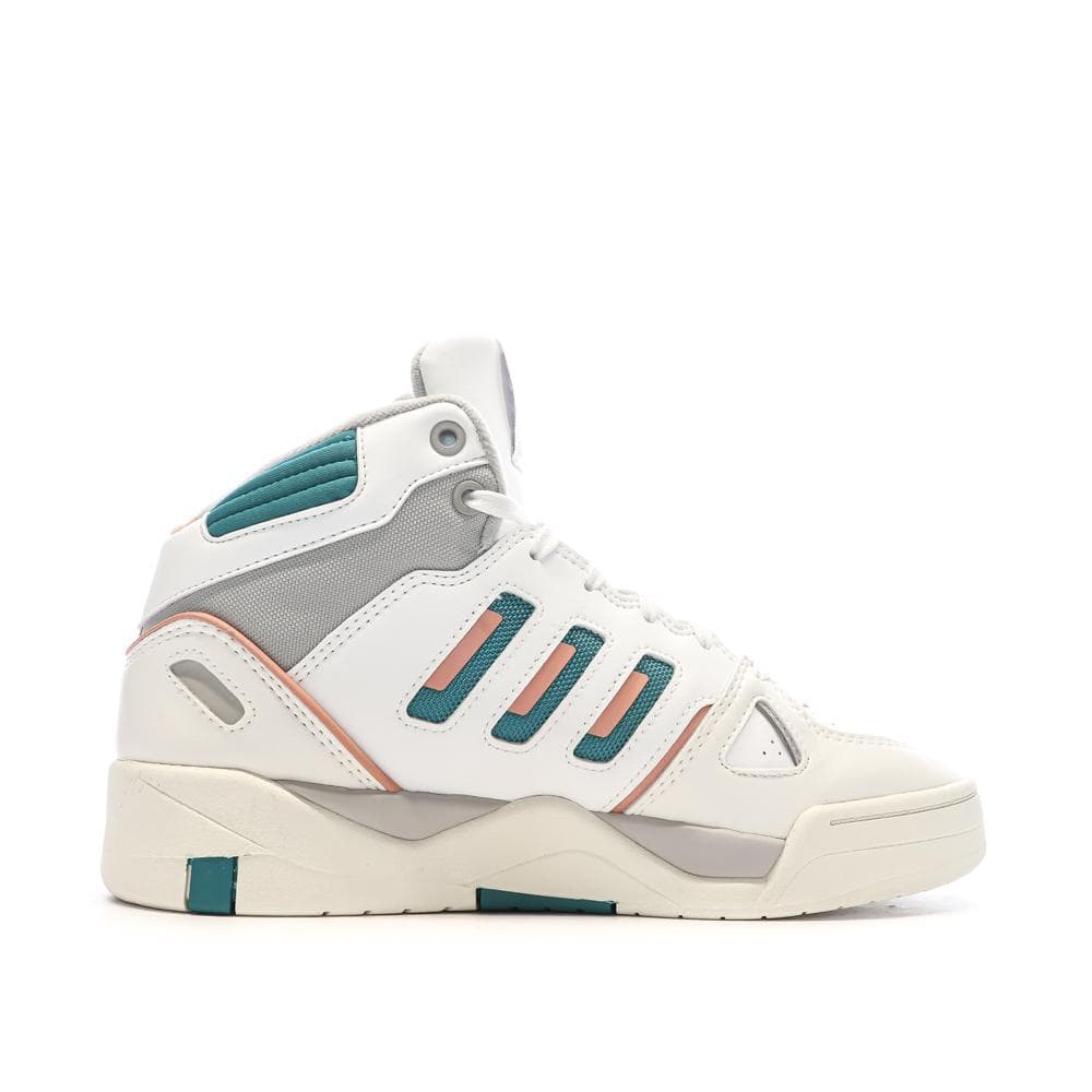 Baskets Blanche/Turquoise Homme Adidas Midcity 2