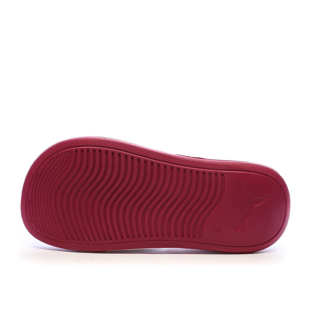 Claquettes Rose/Blanc Femme Puma Popcat 2