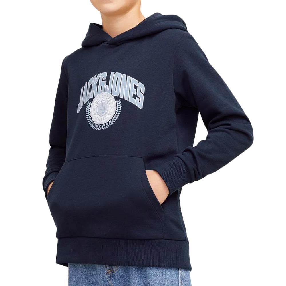 Sweat à Capuche Marine Garçon Jack & Jones Varsity Branding 1