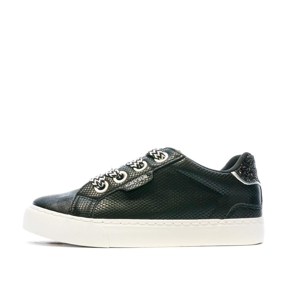 Baskets Noir Femme Kaporal Sandra 1