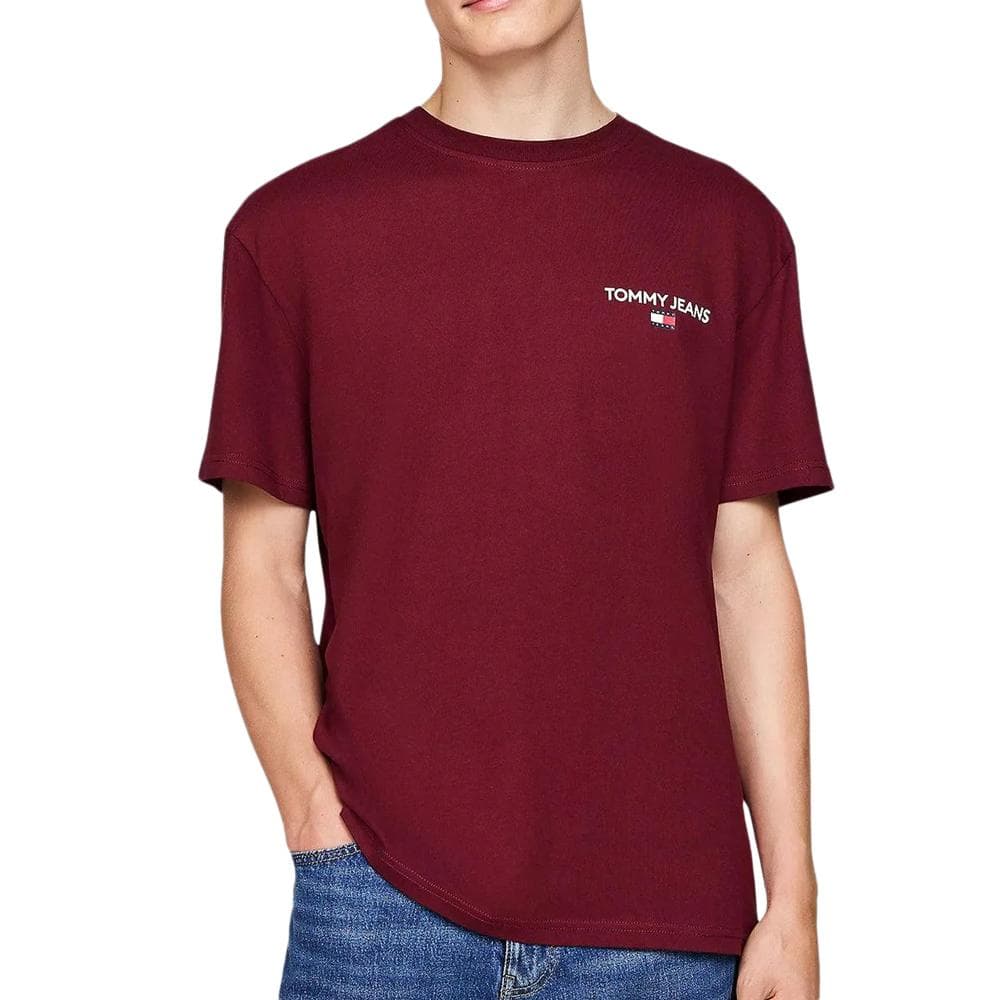 T-shirt Bordeaux Homme Tommy Hilfiger Pri 1