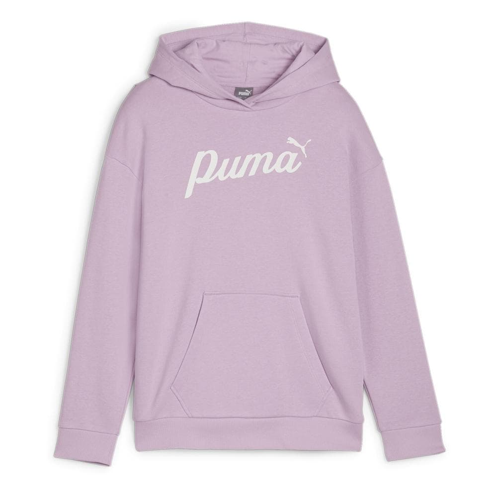 Sweat Mauve Fille Puma Script 1