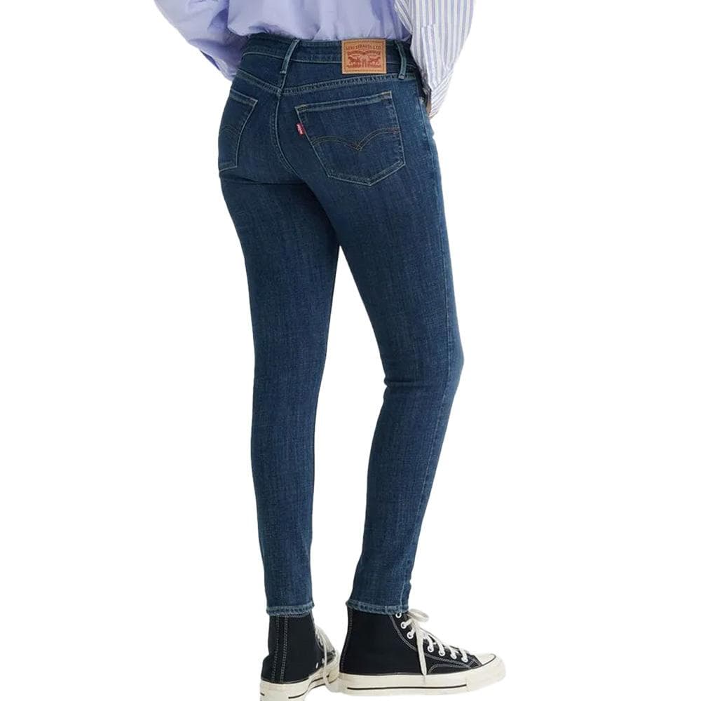 Jean Skinny Bleu Foncé Femme Levi's 711 2