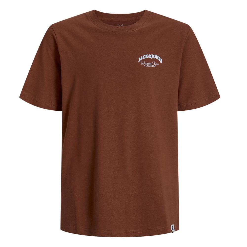 T-Shirt Marron Garçon Jack & Jones Whtiley 1