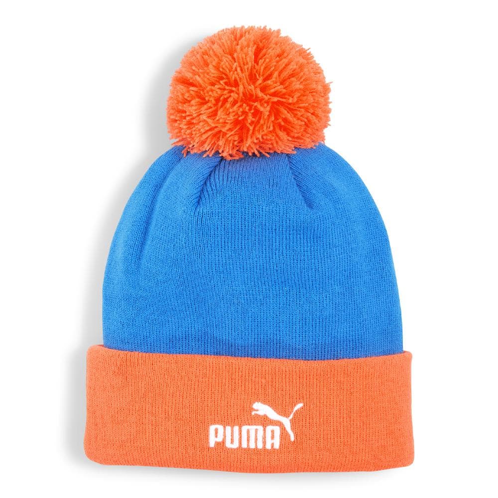 OM Bonnet à Pompon Junior Bleu/Orange Puma 025663-03 2