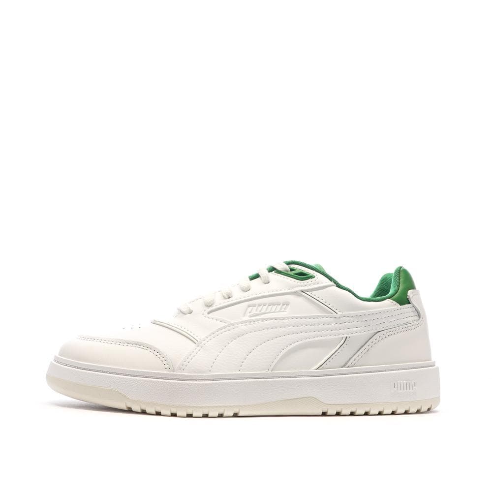 Baskets Blanches/Vertes Homme Puma Doublecourt03 1