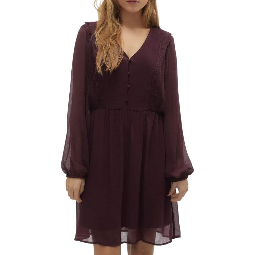 Robe Bordeaux Femme Vero Moda Juna 1