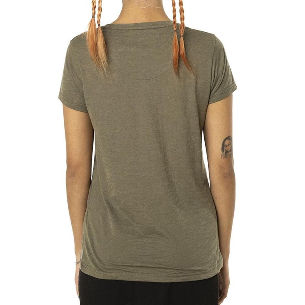 T-shirt Kaki Femme Von Dutch Classic 2