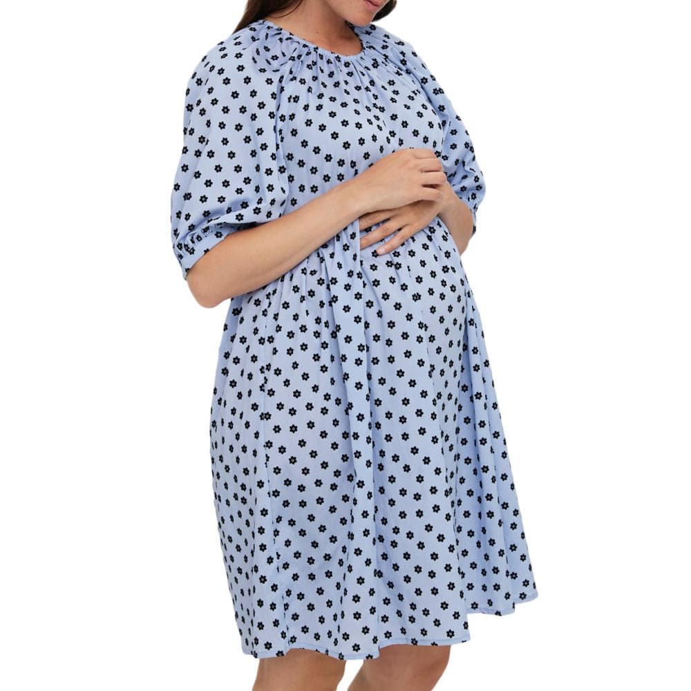 Robe de Grossesse Bleu Femme Vero Moda Marternity Meva 1
