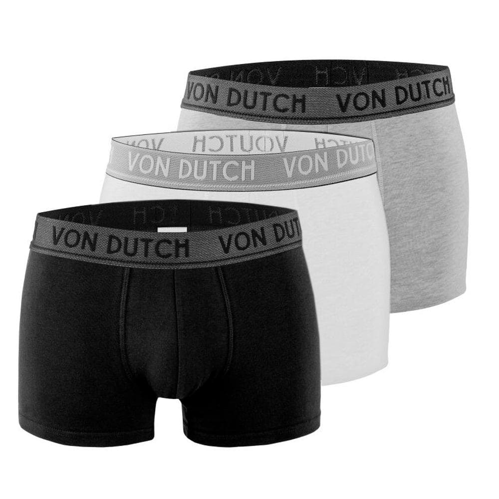 x3 Boxers Blanc/Noir/Gris Homme Von Dutch ORIA 1