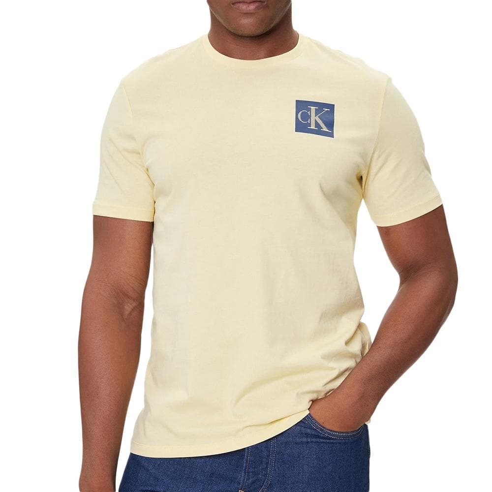 T-Shirt Jaune Homme Calvin Klein Jeans Gradient 1