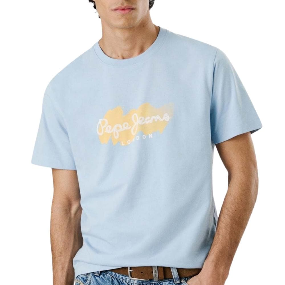 T-shirt Bleu Homme Pepe jeans Milton 1