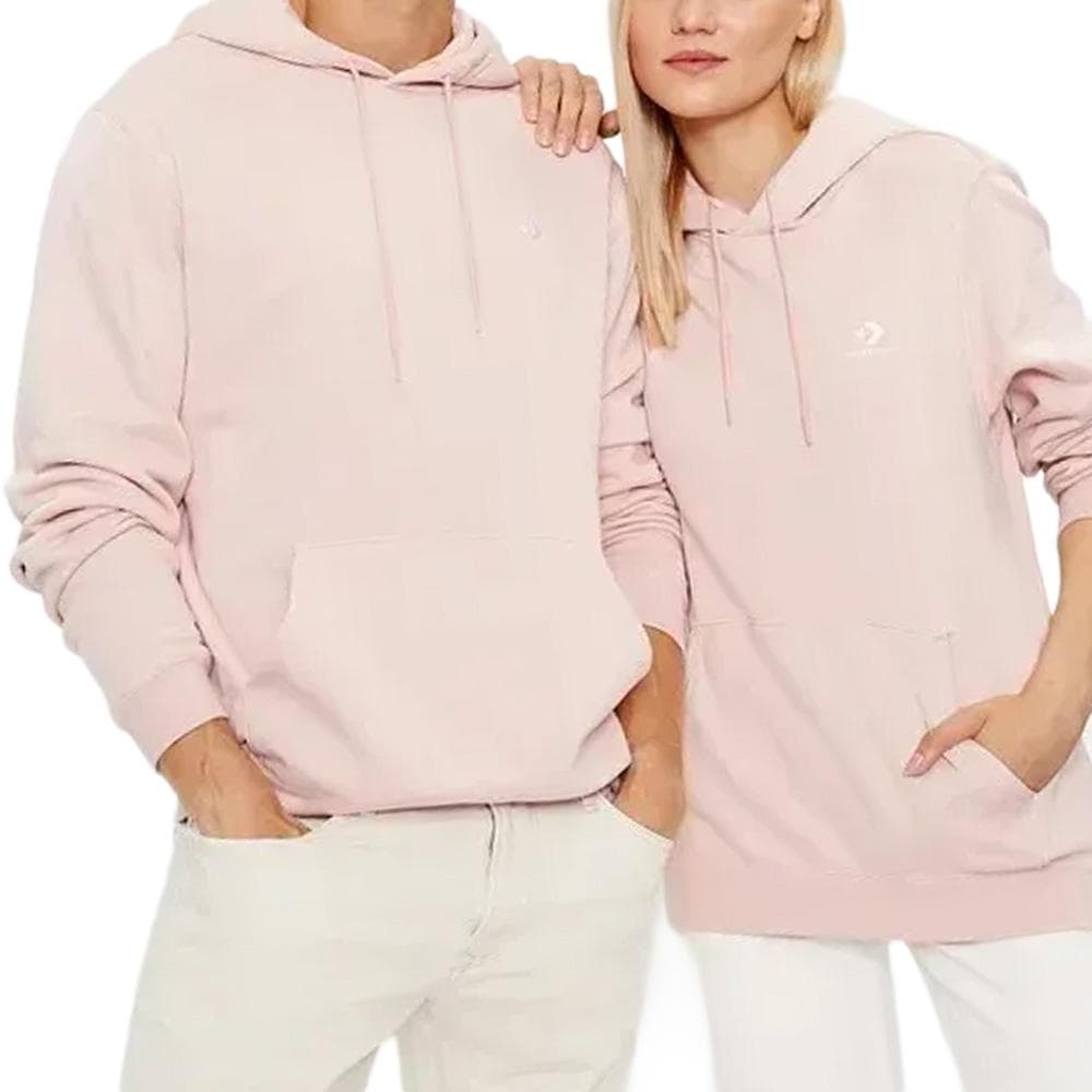 Sweat à capuche Rose Mixte Converse Star Chev 1