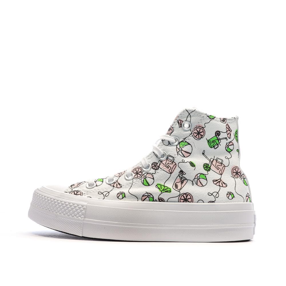 Baskets Blanches/Noires Femme Converse Lemonade 2