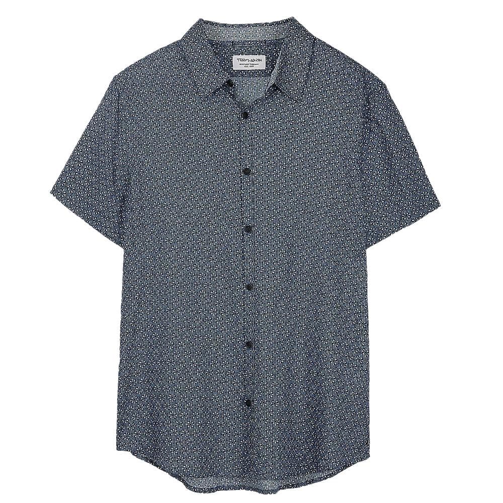 Chemise Marine à Motifs Homme Teddy Smith Dixon 2