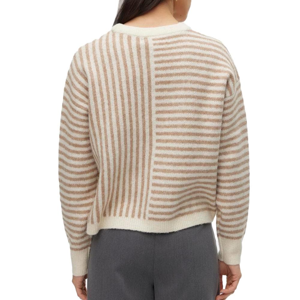 Pull Beige/Écru Femme Vero Moda Ranus 2