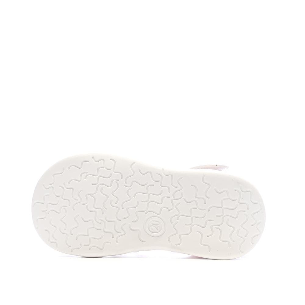 Sandales Blanc/Rose Fille Lulu Castagnette Lorya 5