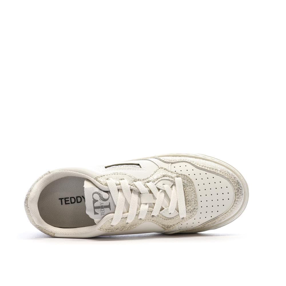 Baskets Or/Ecru Femme Teddy Smith 120540 4