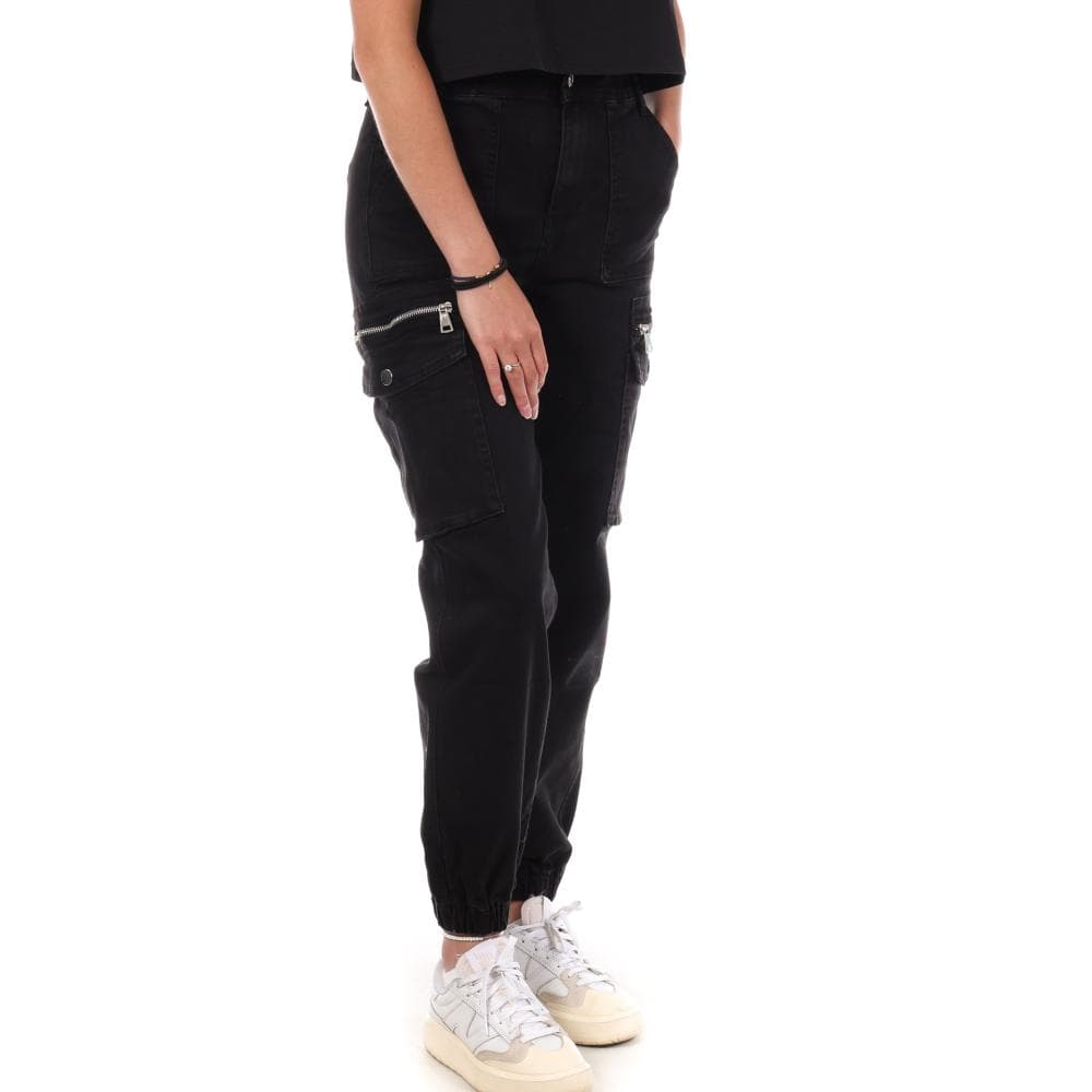 Pantalon Cargo Noir Femme Monday Premium PSA3669 1