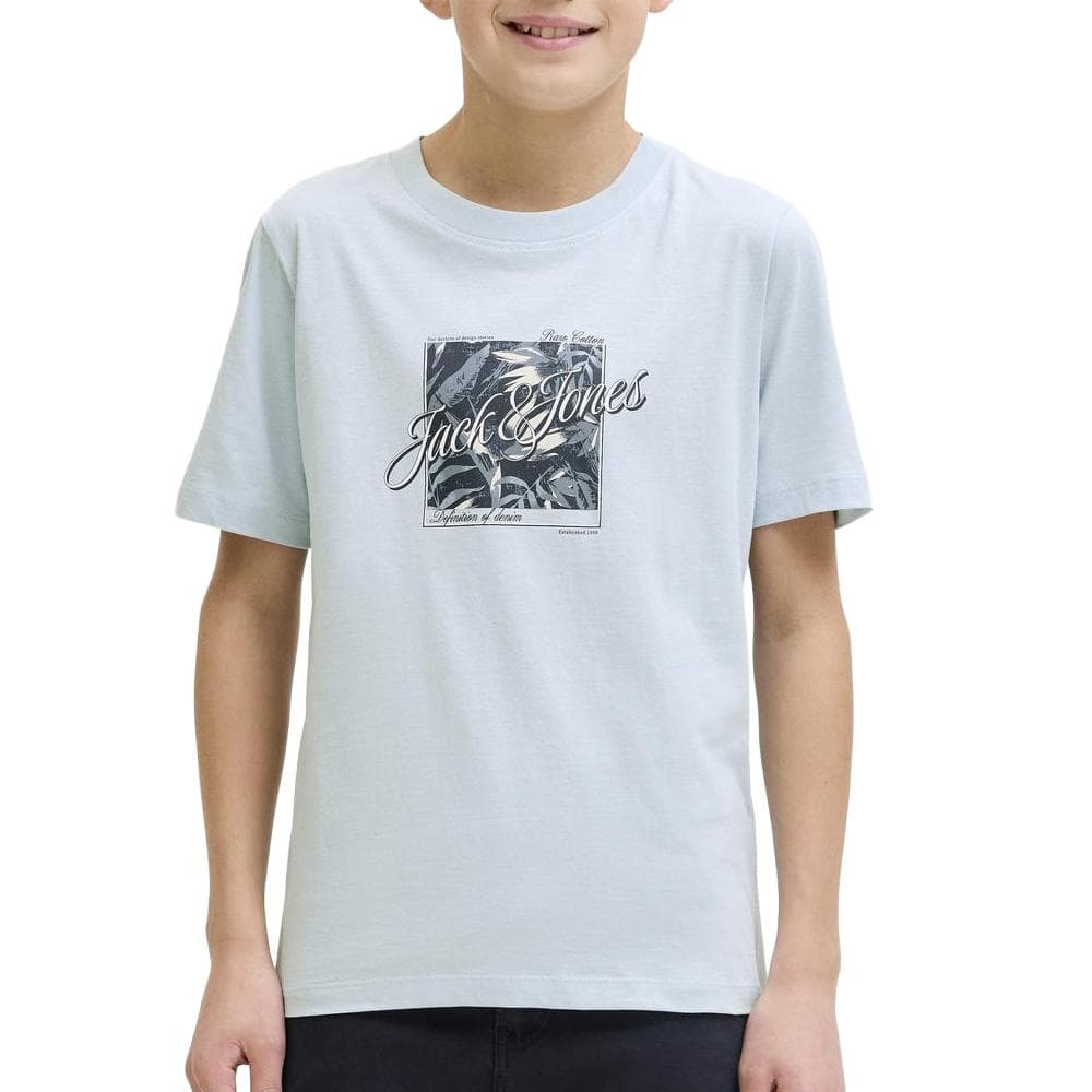 T-Shirt Bleu Garçon Jack & Jones Nolulu 1
