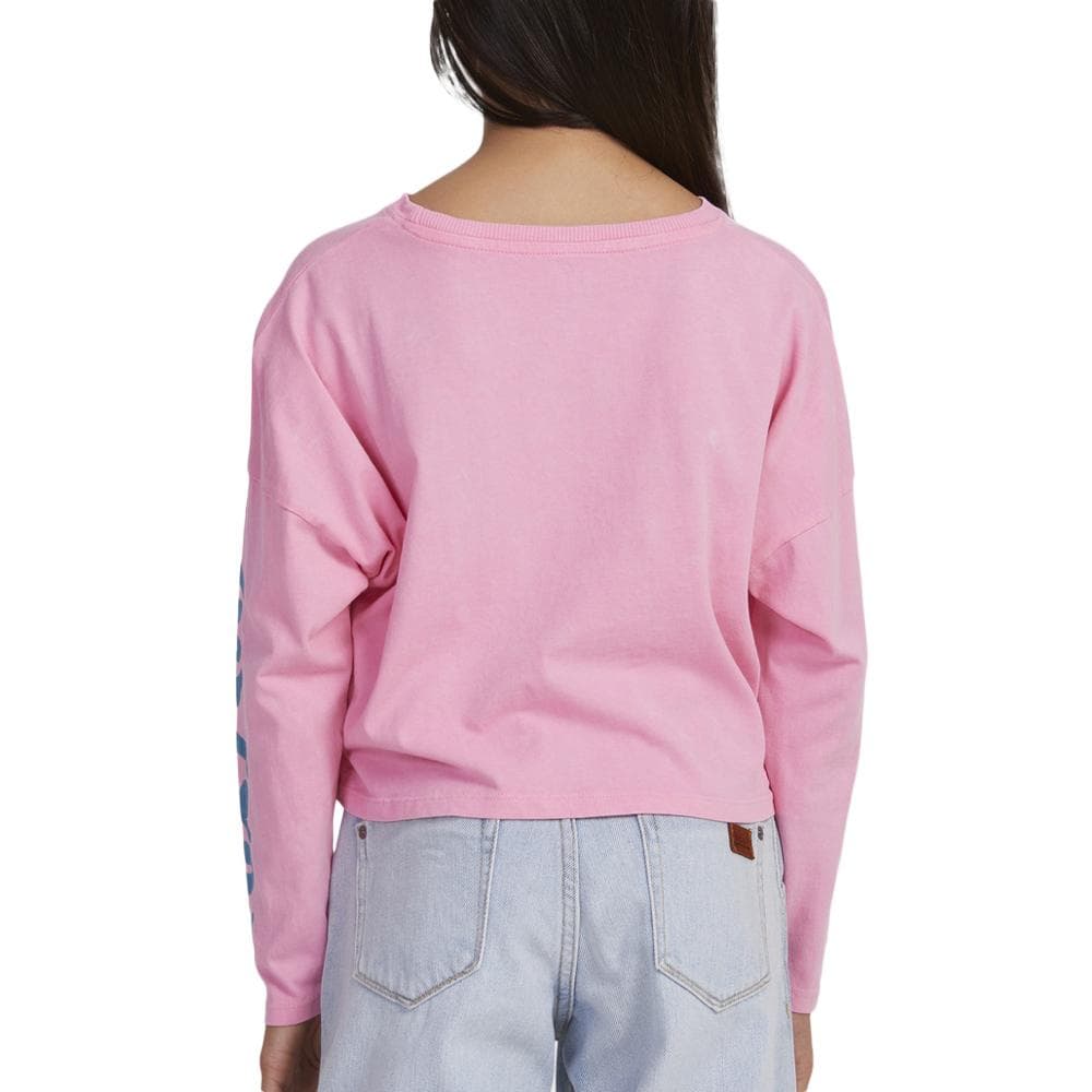 T-shirt Manches Longues Rose Fille Roxy All You Never 2